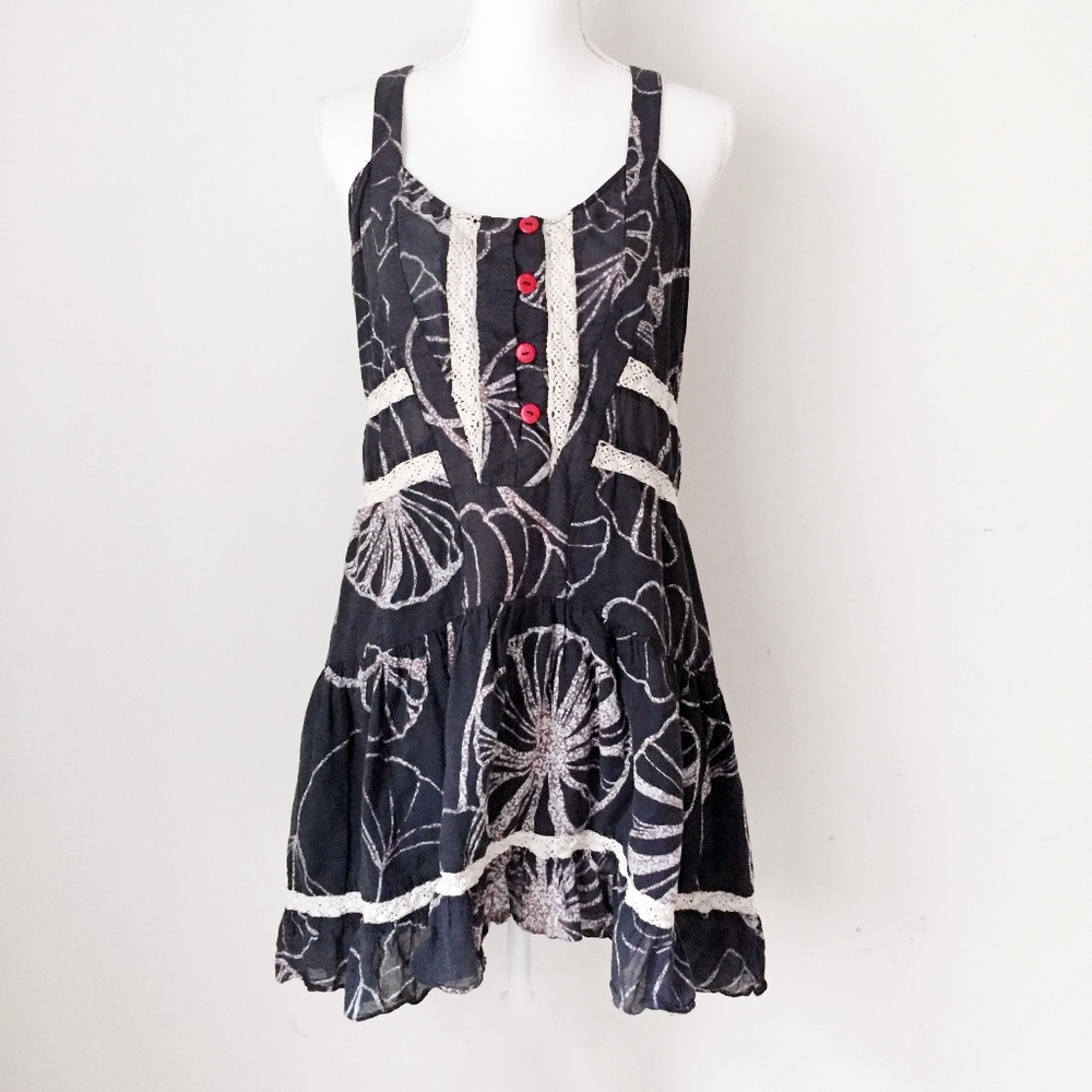 SASS & BIDE AUSTRALIA floral cotton dress women 6